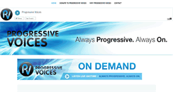Desktop Screenshot of progressivevoices.com