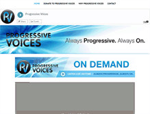 Tablet Screenshot of progressivevoices.com